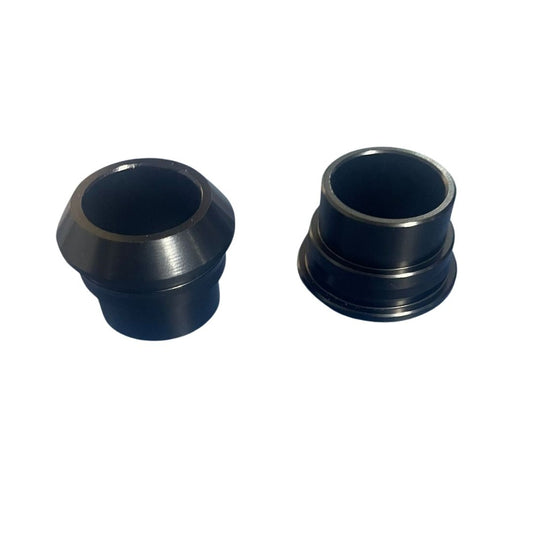 FRONT WHEEL SPACERS / BUSHINGS X-TRAINER / RR BETA 14-25 BLACK