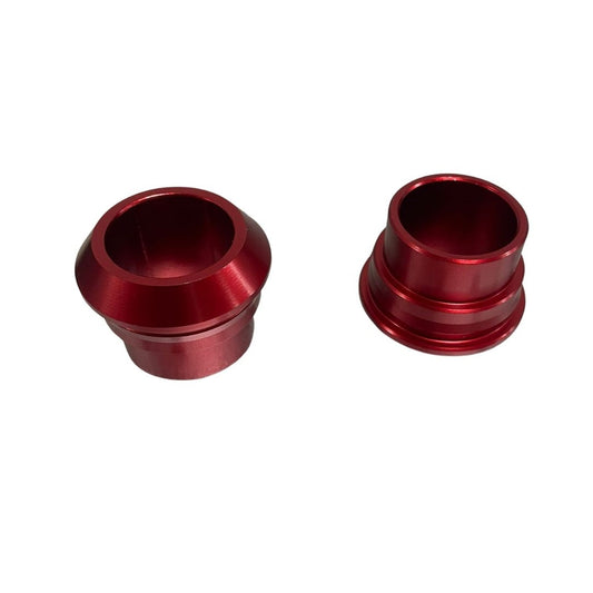 FRONT WHEEL SPACERS / BUSHINGS X-TRAINER / RR BETA 14-25 RED