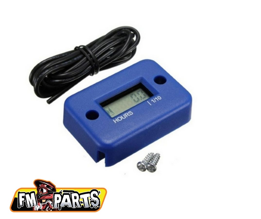 INDUCTIVE HOUR METER WATERPROOF BLUE (EL)