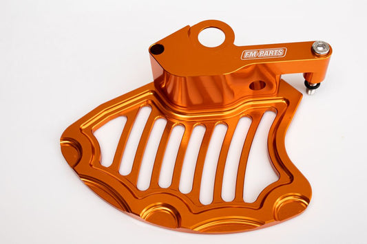 FRONT BRAKE DISC GUARD ALUMINIUM 15-24 KTM ORANGE