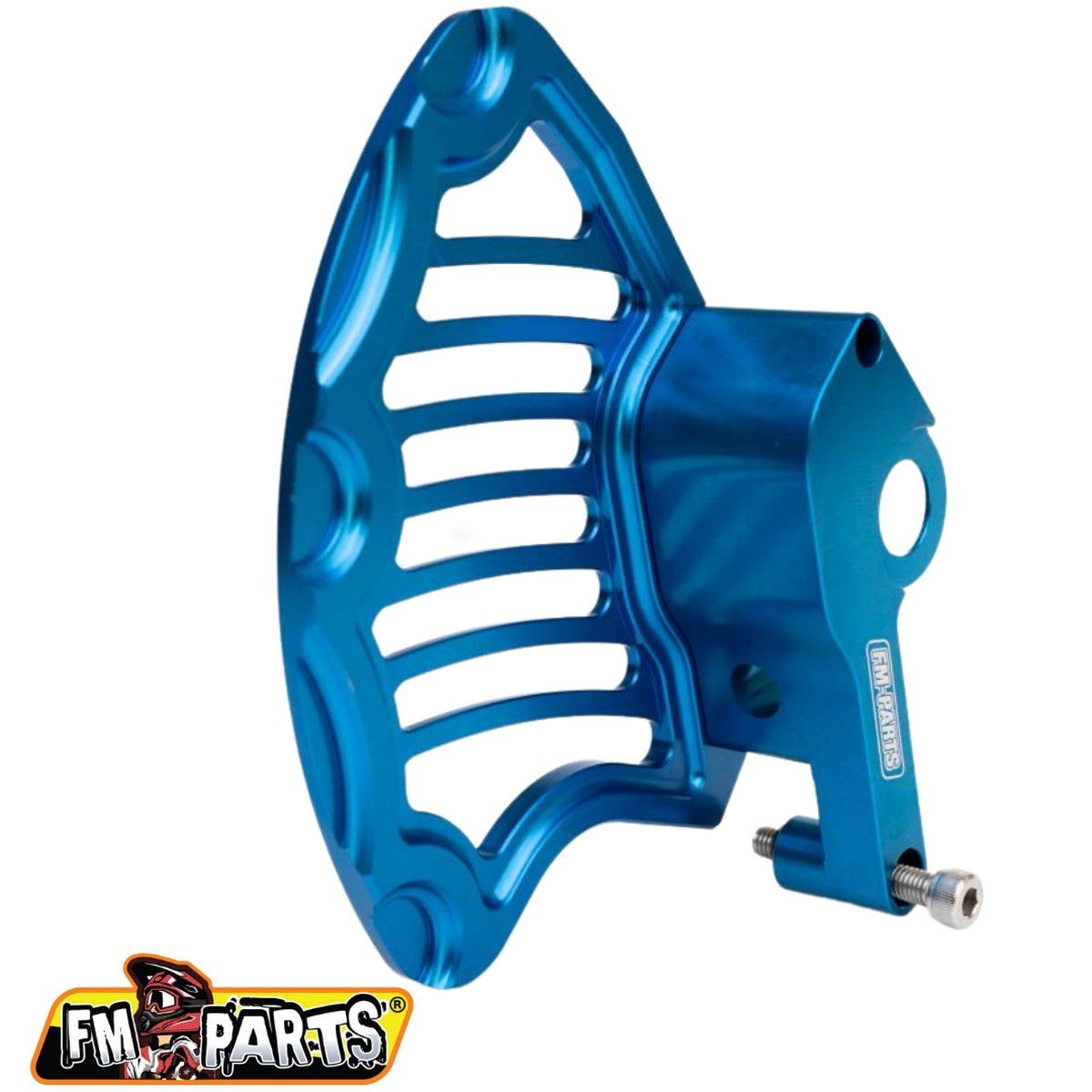 FRONT BRAKE DISC GUARD ALUMINIUM HUSQVARNA / KTM 15-24 BLUE (AXLE 22MM)