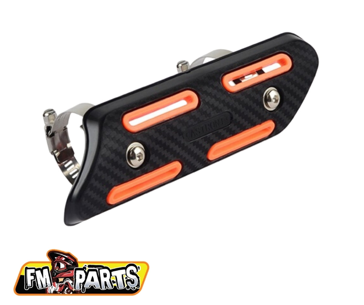UNIVERSAL EXHAUST HEADER GUARD ORANGE