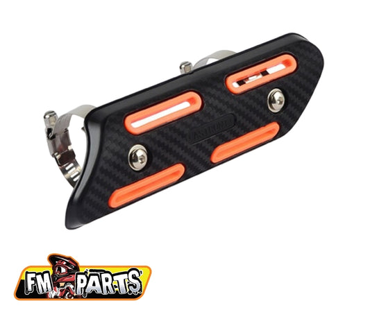 UNIVERSAL EXHAUST HEADER GUARD ORANGE