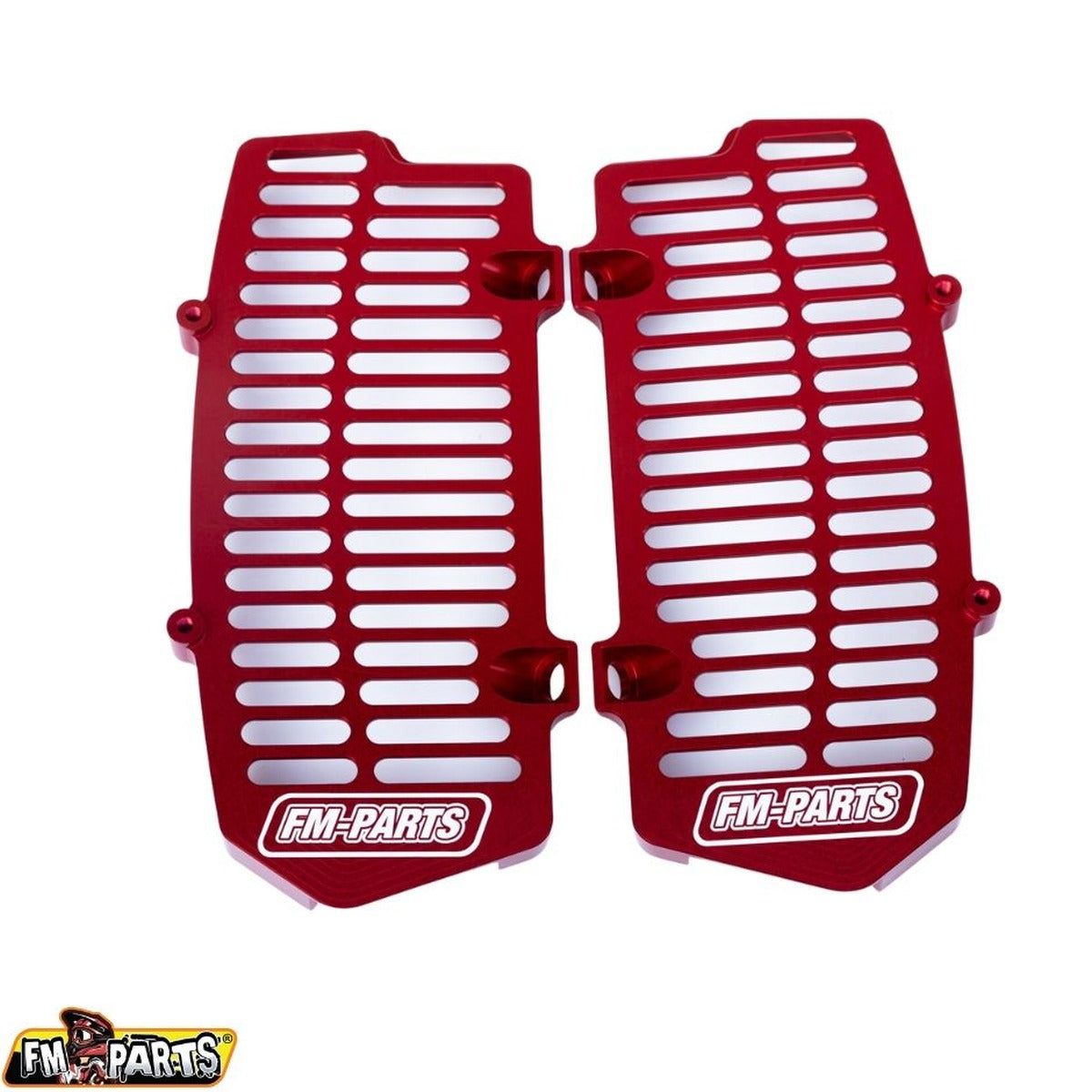 RADIATOR GUARDS (GRILLE) ALUMINIUM 20-25 TBI/TPI GAS GAS/KTM/HUSQVARNA RED