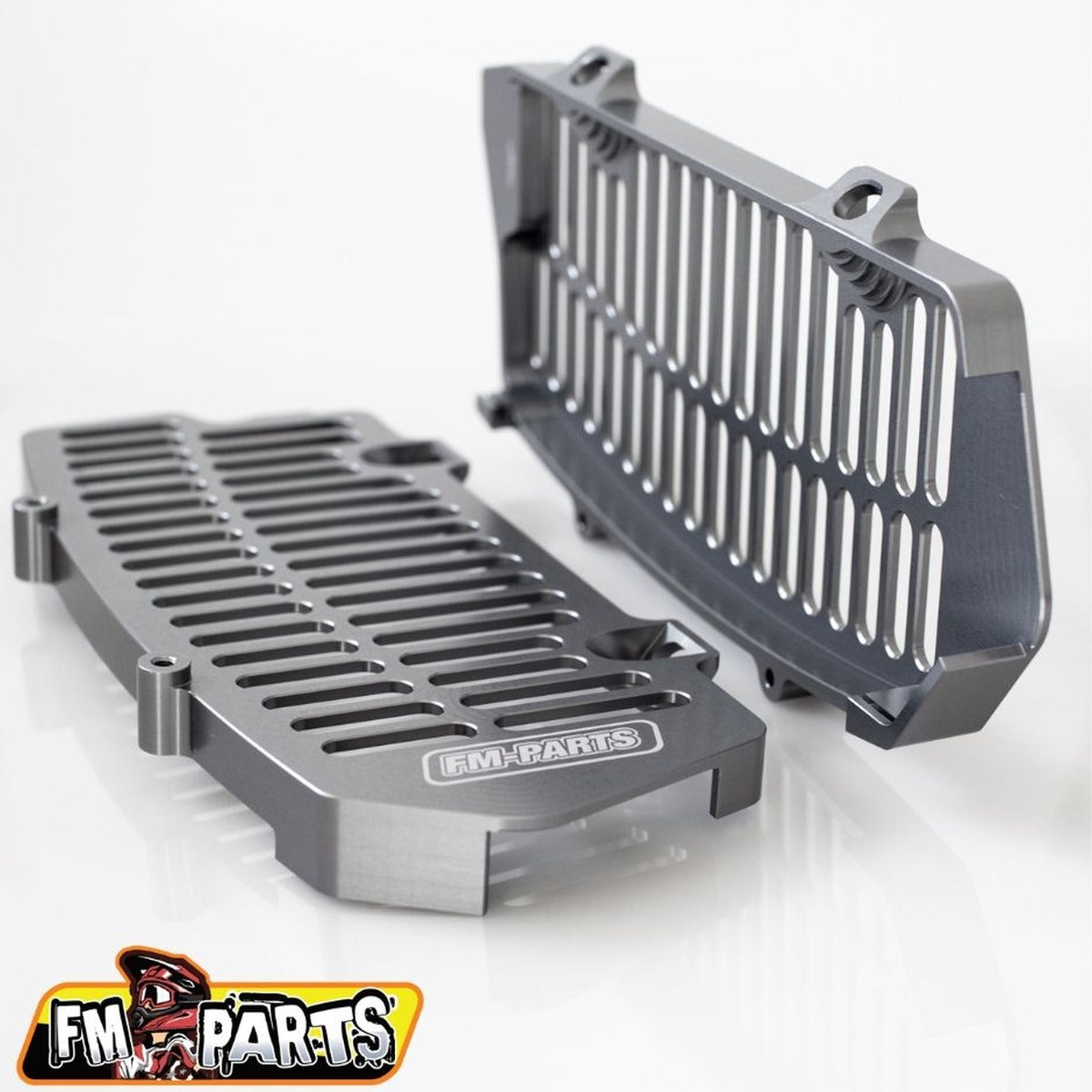 RADIATOR GUARDS (GRILLE) ALUMINIUM 20-23 HUSQVARNA/KTM GUN METAL