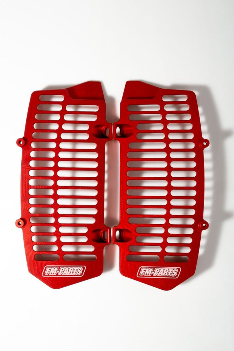 RADIATOR GUARDS (GRILLE) ALUMINIUM 20-23 HUSQVARNA/KTM RED
