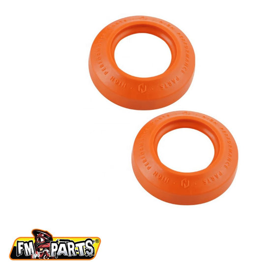 REAR WHEEL BEARING COVERS (SET) 03-23 HUSQVARNA / KTM ORANGE
