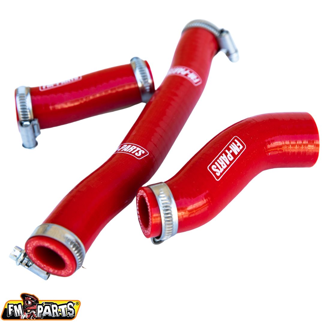 SILICONE RADIATOR HOSES EC 250/300 TPI 20-23 GAS GAS TE/TEI 250/300 TPI 20-23 HUSQVARNA EXC 250/300 TPI 20-23 KTM RED