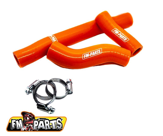 SILICONE RADIATOR HOSES 250/300 17-19 HUSQVARNA / KTM ORANGE