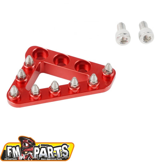 BRAKE PEDAL TIP (WIDE) X-TRAINER / RR BETA RED
