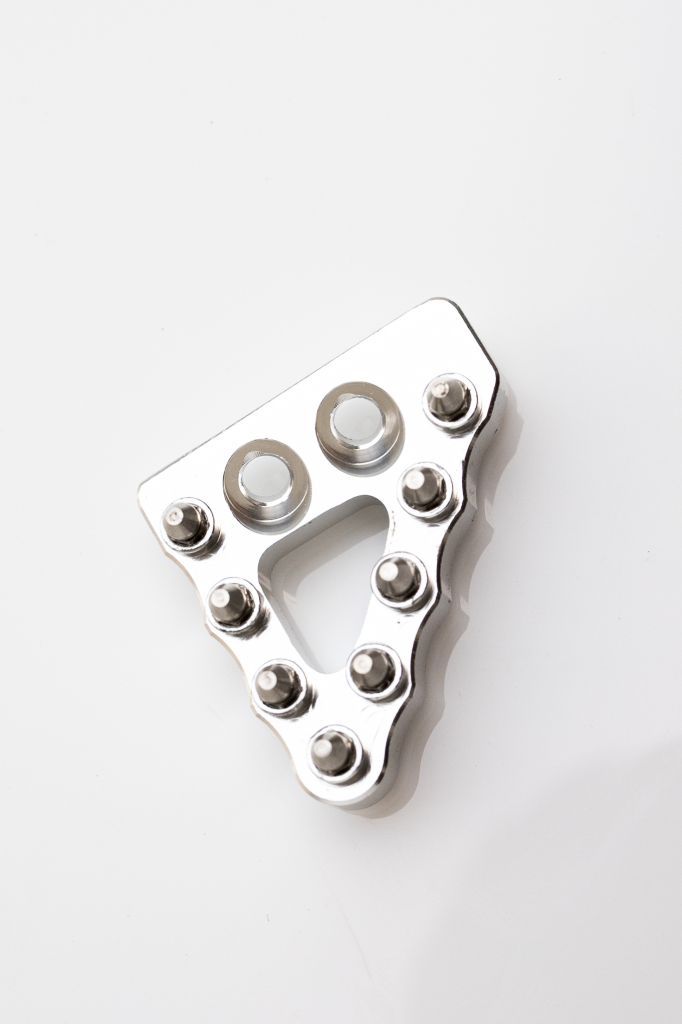 BRAKE PEDAL TIP (WIDE) HUSQVARNA/KTM SILVER