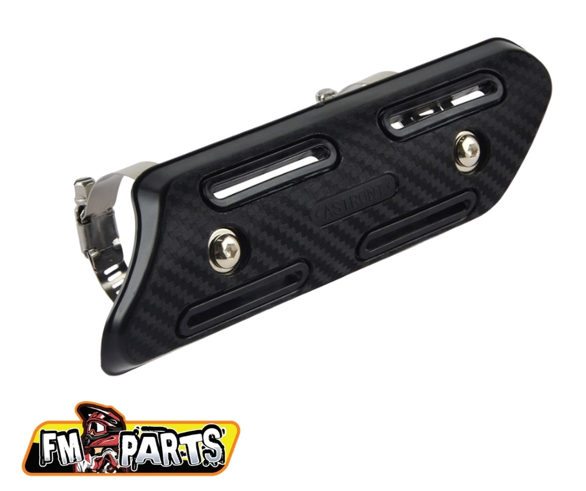 UNIVERSAL EXHAUST HEADER GUARD 4T BLACK