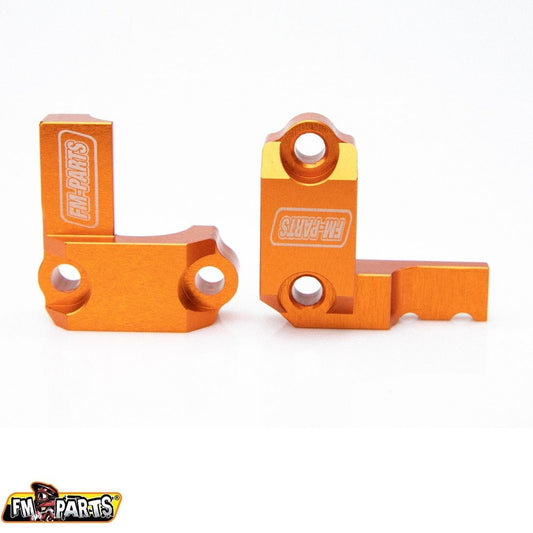 CLUTCH & BRAKE MASTER CYLINDER CLAMP REINFORCEMENT BREMBO ORANGE