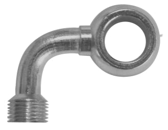 BRAKE HOSE FITTING HOM Ø10MM 90° SIDE CHROME