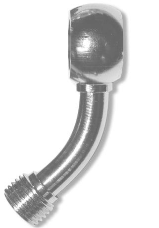 BRAKE HOSE FITTING HOM Ø10MM 45° CHROME