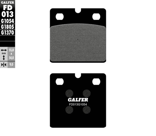 BRAKE PADS KH018 SEMI-METALLIC BMW