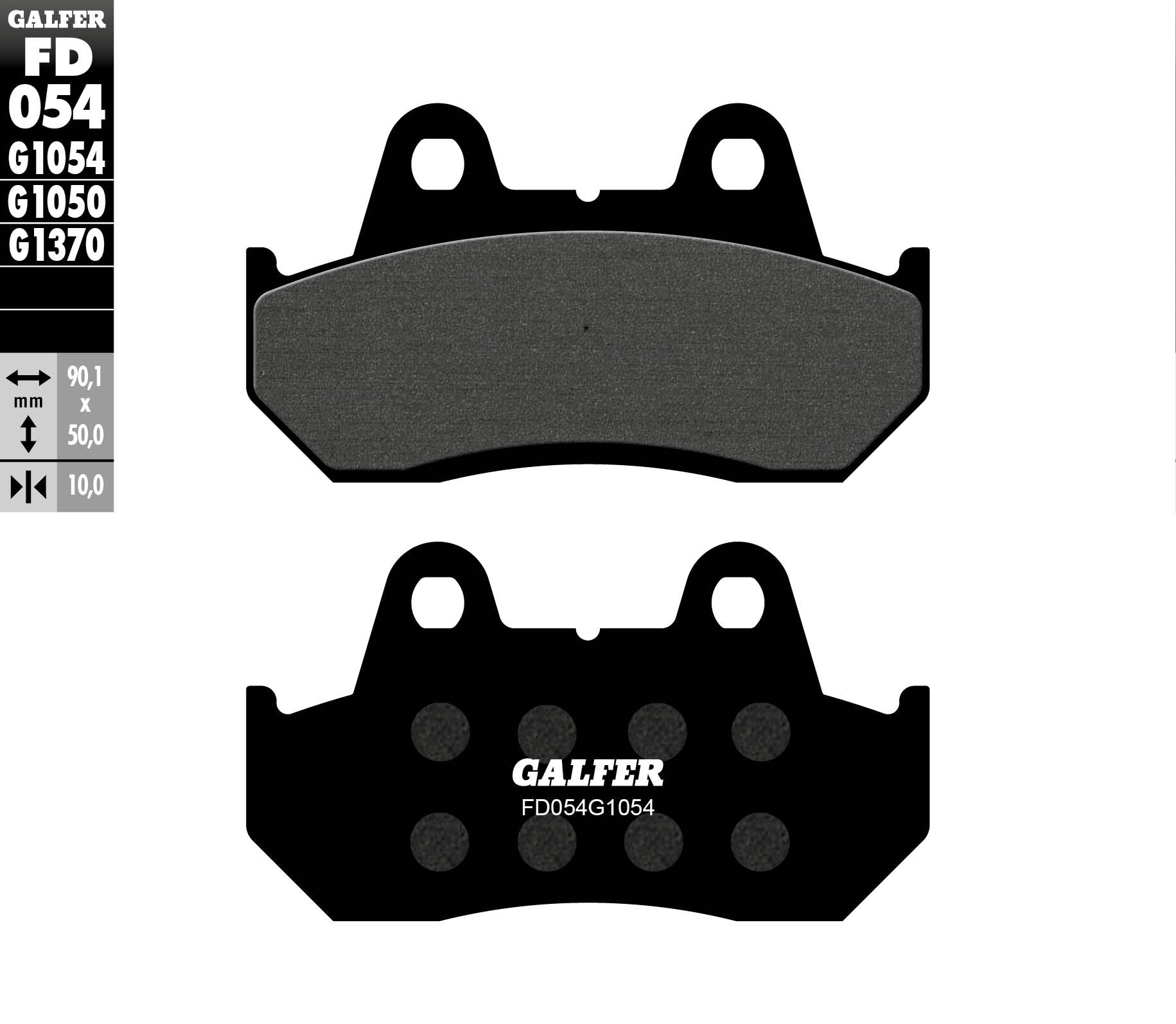 BRAKE PADS KH069 SEMI-METALLIC