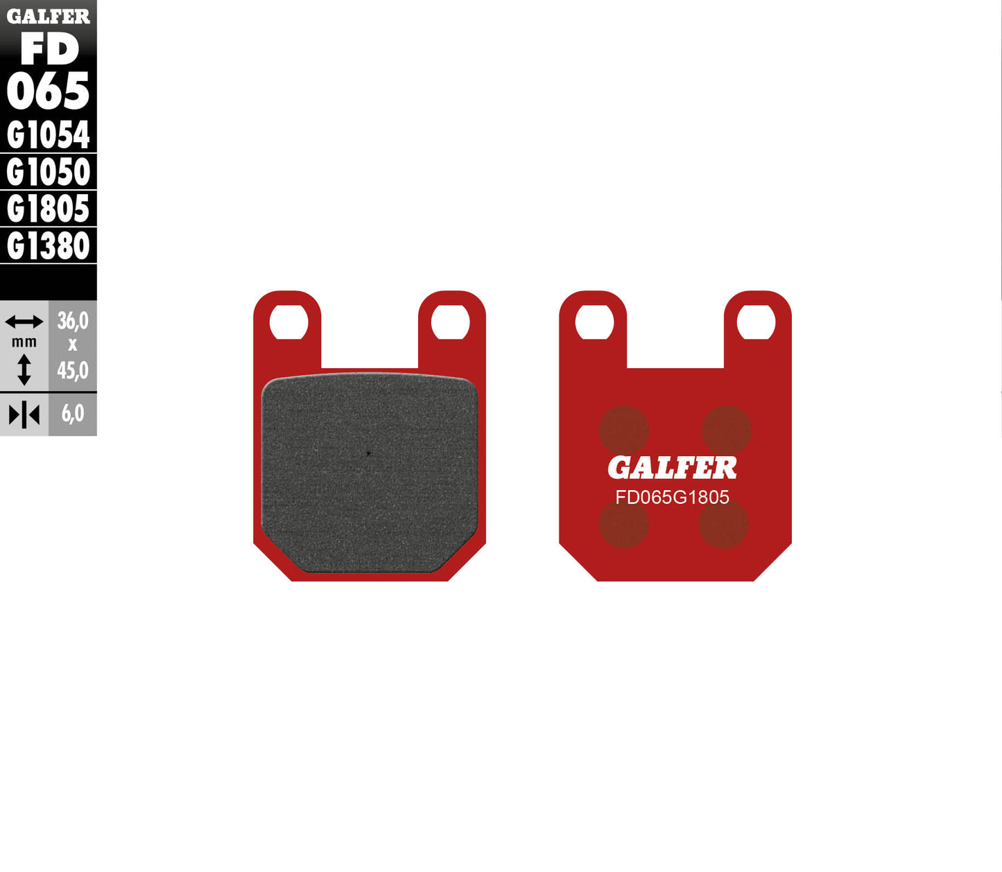 BRAKE PADS KH115 TRIAL