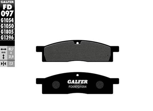 BRAKE PADS KH119 SEMI-METALLIC