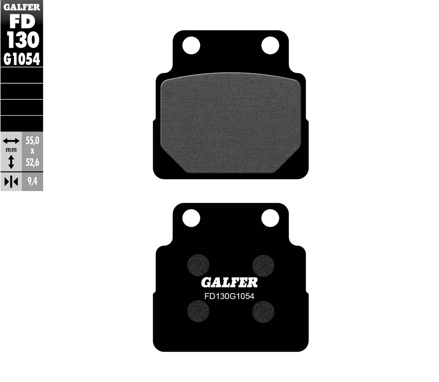 BRAKE PADS KH122 SEMI-METALLIC