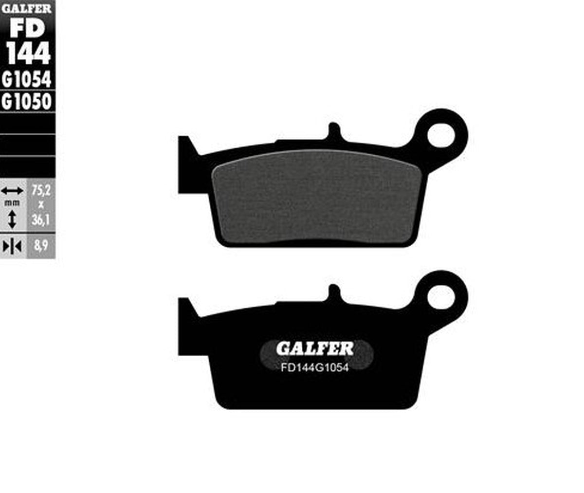 BRAKE PADS KH131 SEMI-METALLIC (THICKNESS 8.9MM)