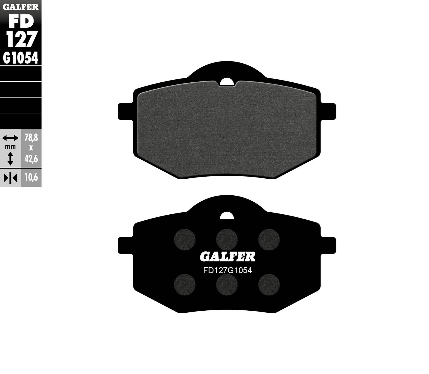 BRAKE PADS KH136 SEMI-METALLIC