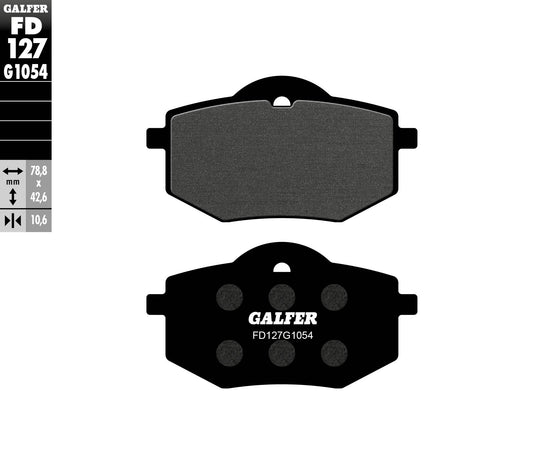 BRAKE PADS KH136 SEMI-METALLIC
