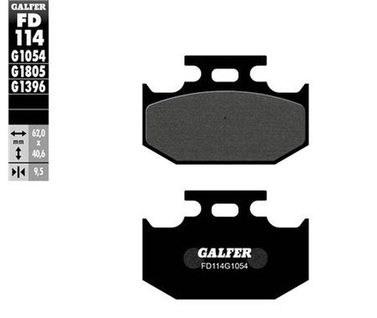 BRAKE PADS KH152 SEMI-METALLIC