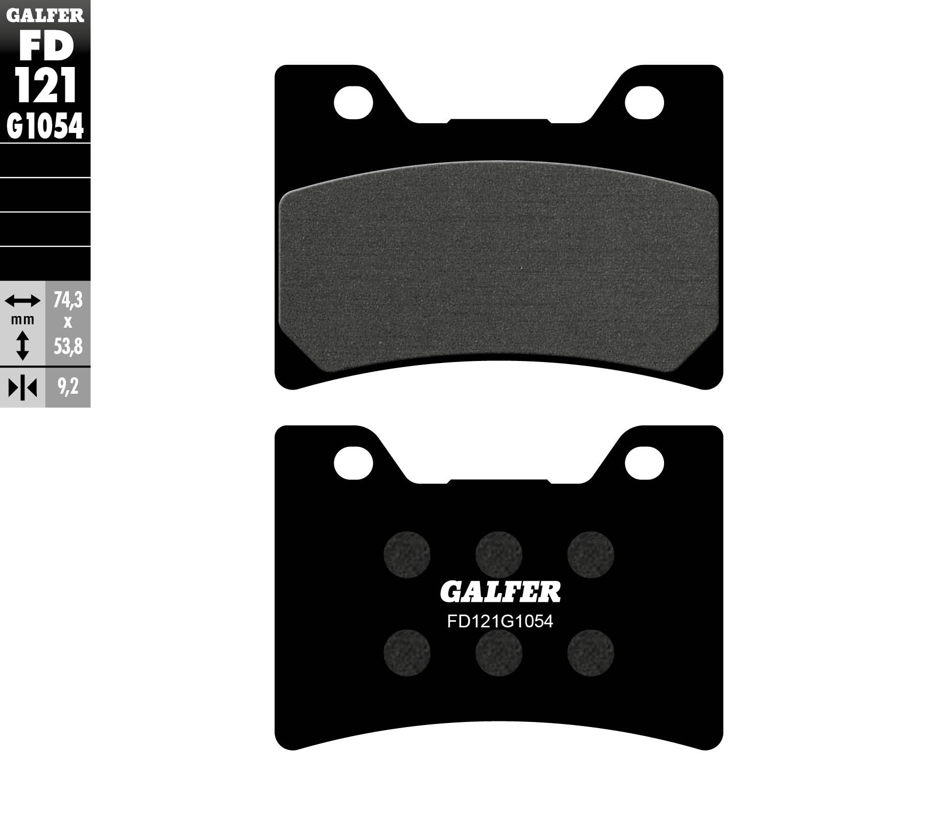 BRAKE PADS KH160 SEMI-METALLIC
