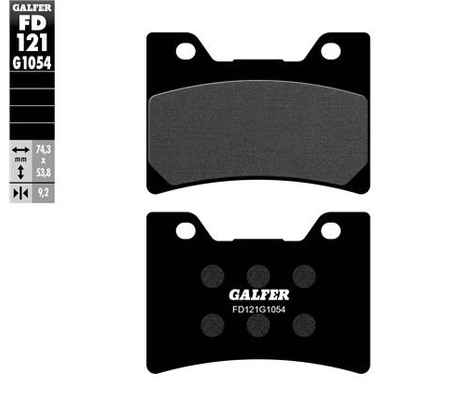 BRAKE PADS KH160 SINTERED METALLIC (GOLD) STREET