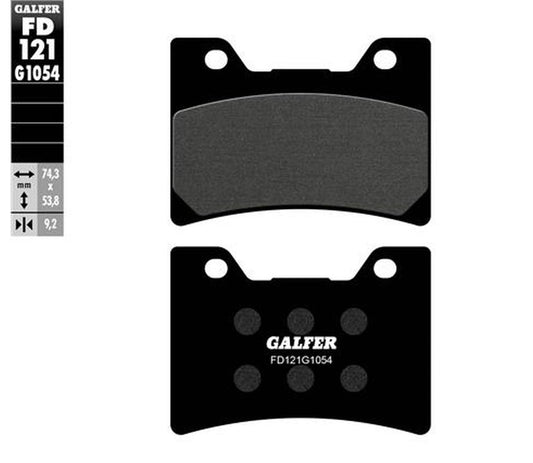 BRAKE PADS KH160 SINTERED METALLIC (GOLD) STREET