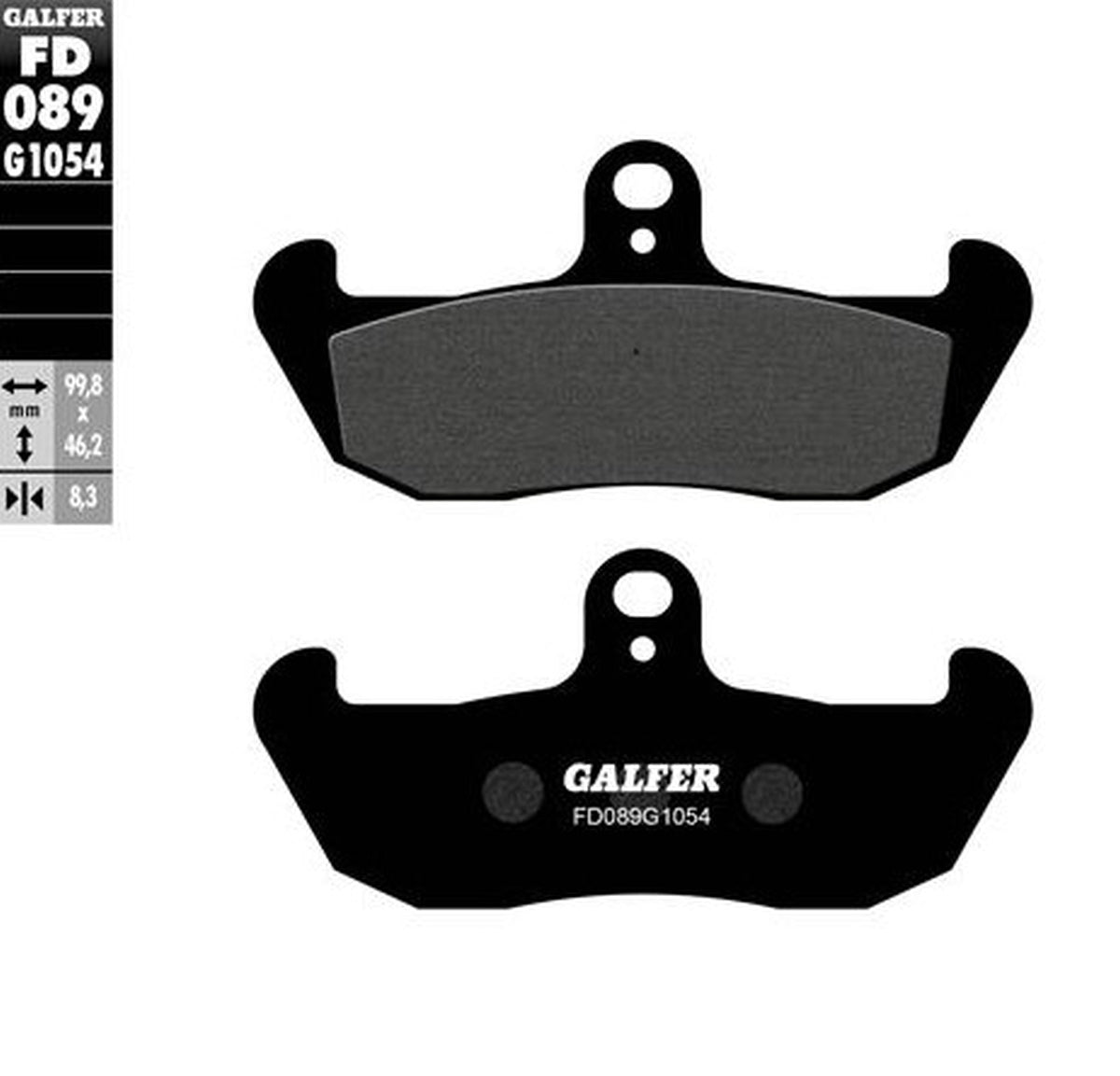 BRAKE PADS KH163 SEMI-METALLIC