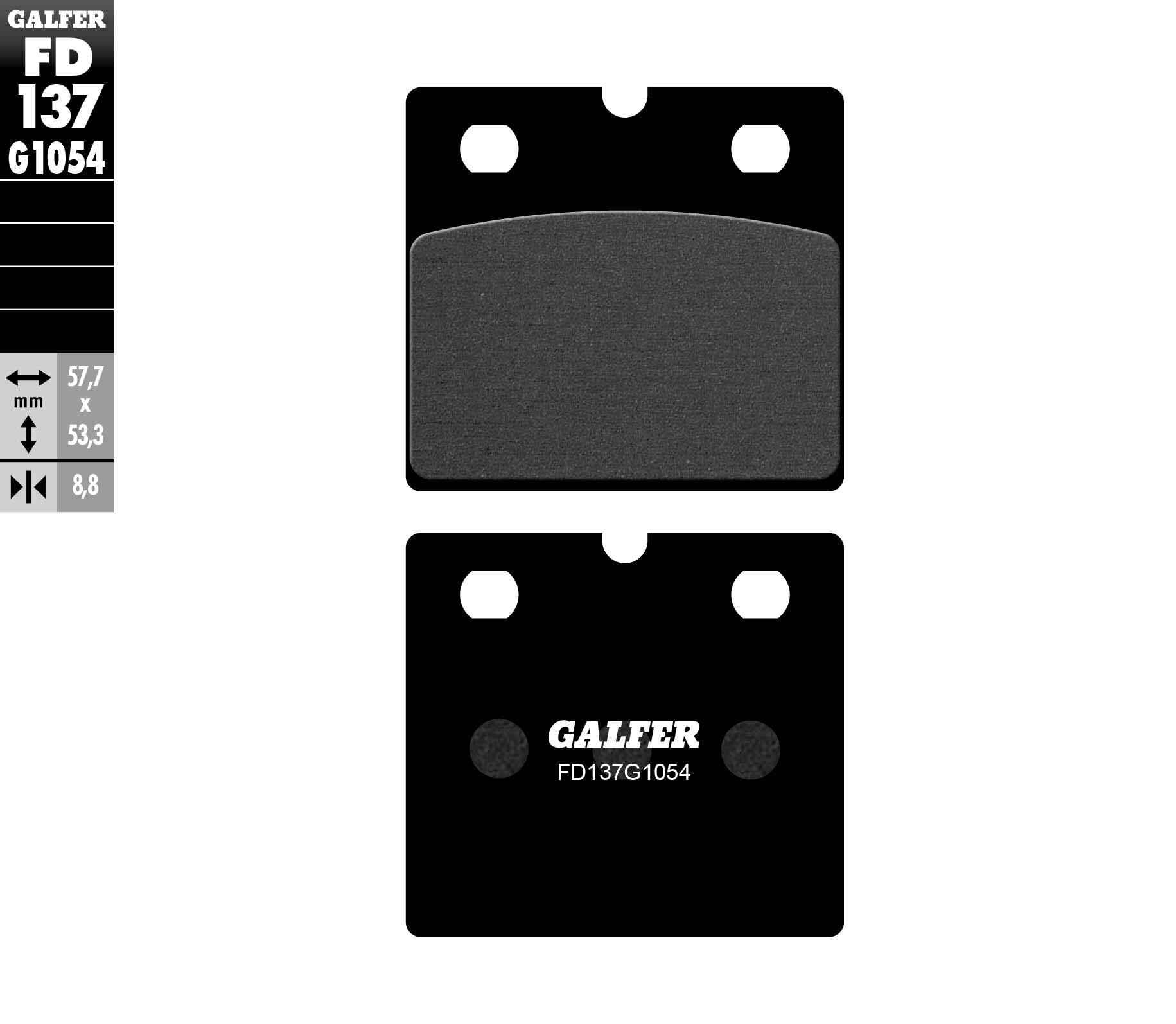BRAKE PADS KH171 SEMI-METALLIC