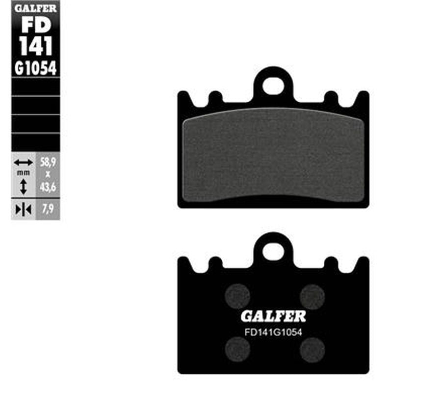 BRAKE PADS KH180 SEMI-METALLIC
