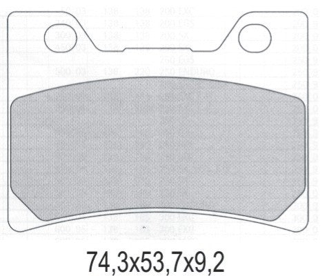 BRAKE PADS KH182 SINTERED METALLIC (GOLD) STREET