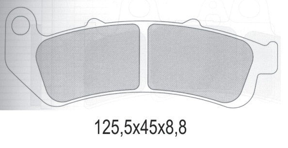 BRAKE PADS KH189 SEMI-METALLIC