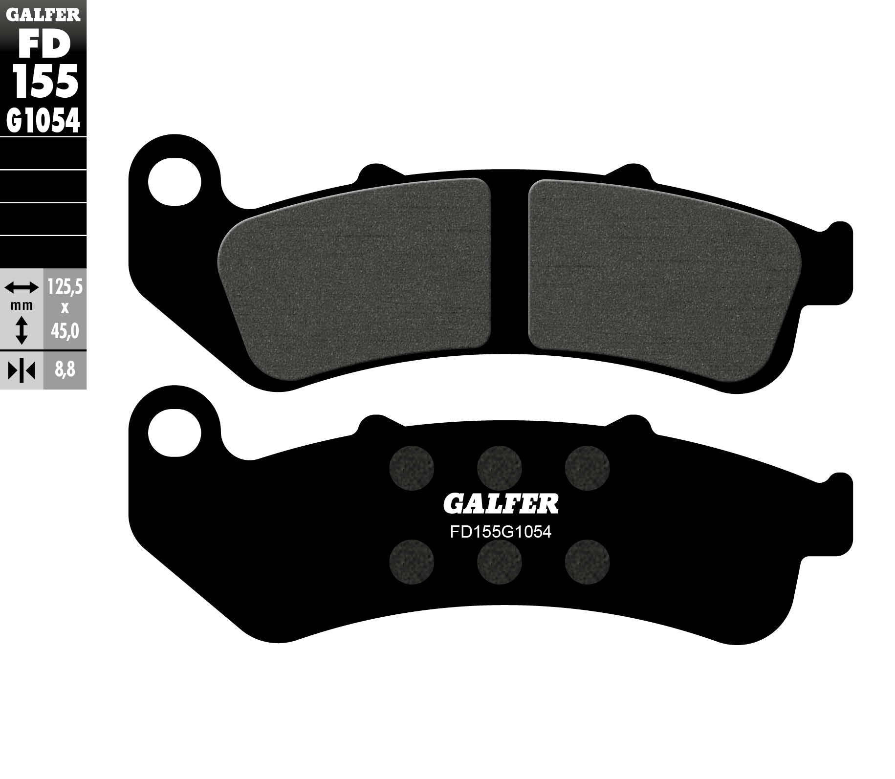 BRAKE PADS KH189 SEMI-METALLIC