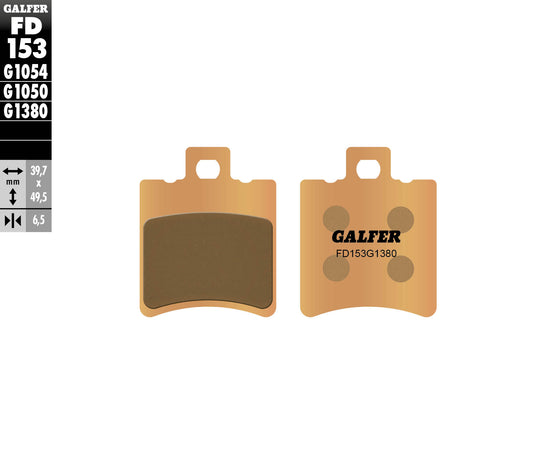 BRAKE PADS KH193 SINTERED METALLIC (GOLD) SCOOTER