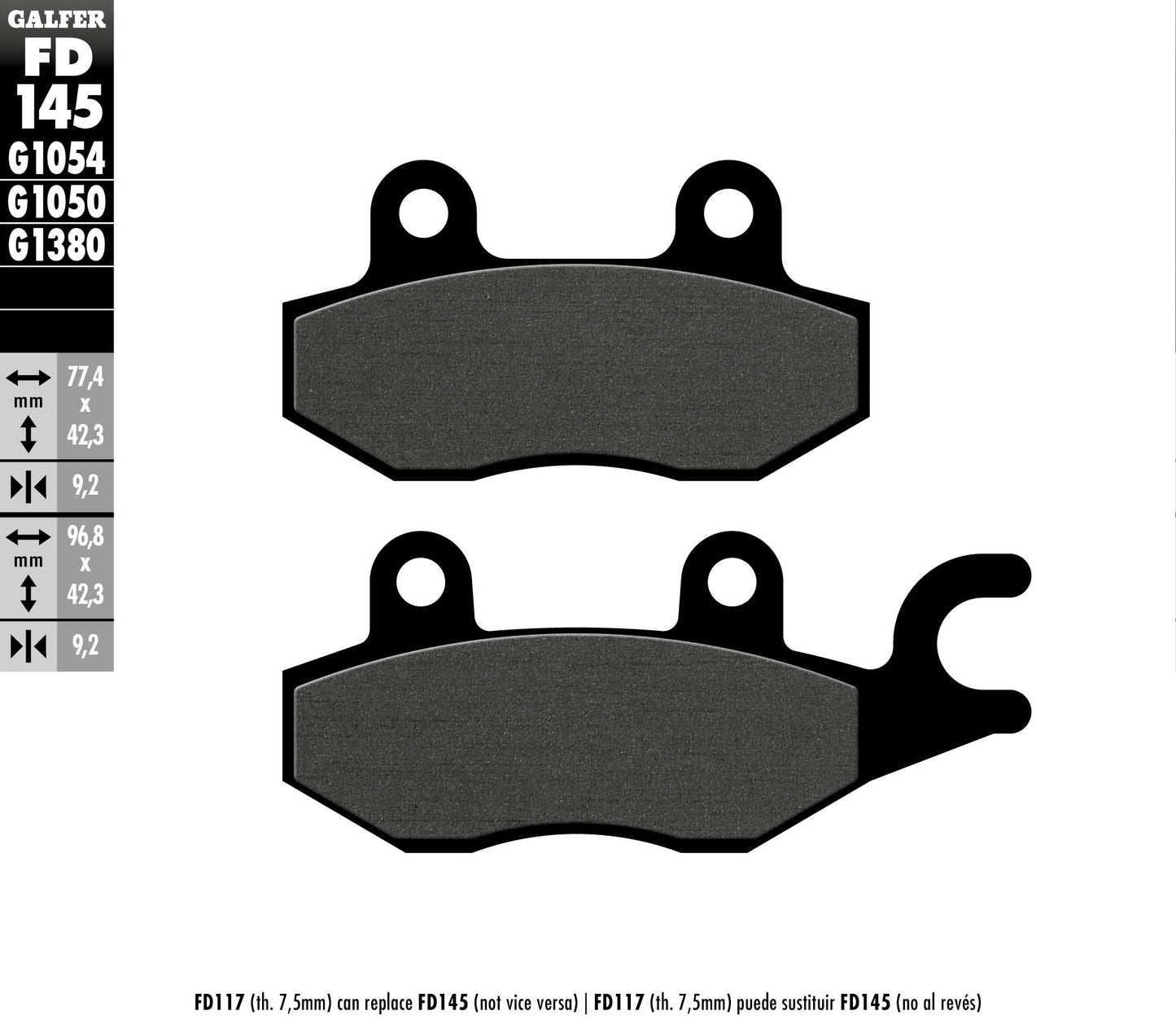 BRAKE PADS KH197 SEMI-METALLIC