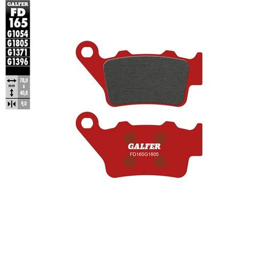 BRAKE PADS KH208 / KH213 SEMI-METALLIC TRIAL