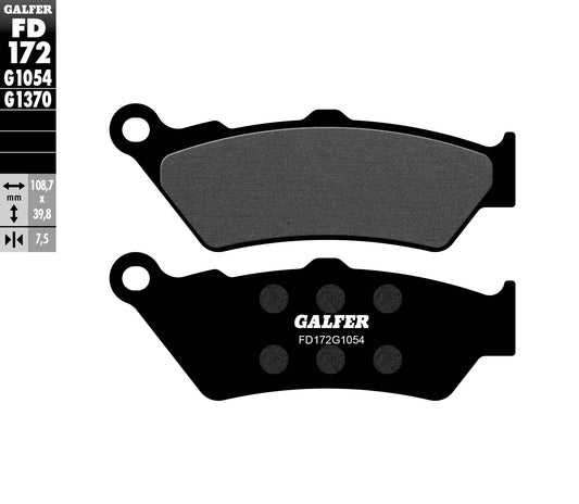 BRAKE PADS KH209 SEMI-METALLIC