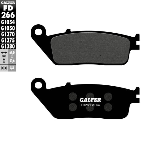 BRAKE PADS KH226 / KH142 SEMI-METALLIC