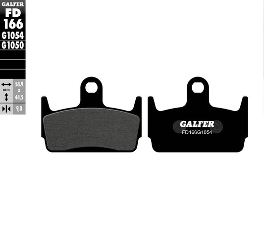 BRAKE PADS KH234 SEMI-METALLIC SCOOTER
