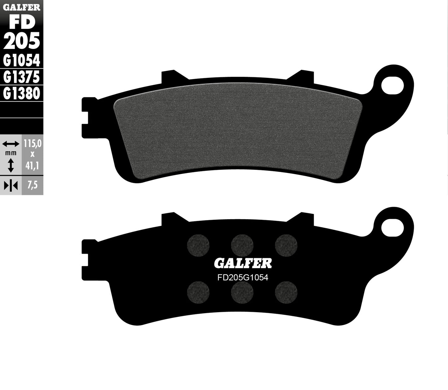 BRAKE PADS KH261 / KH281 SEMI-METALLIC