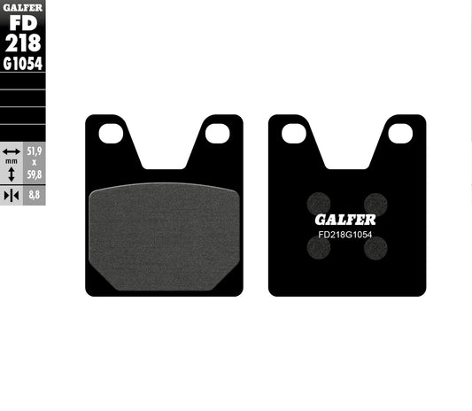 BRAKE PADS KH267 SEMI-METALLIC YAMAHA R1 98-00 XJR 1300 00 REAR