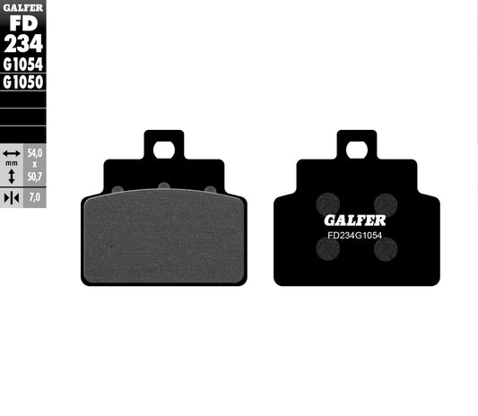 BRAKE PADS KH301 SEMI-METALLIC SCOOTER APRILIA