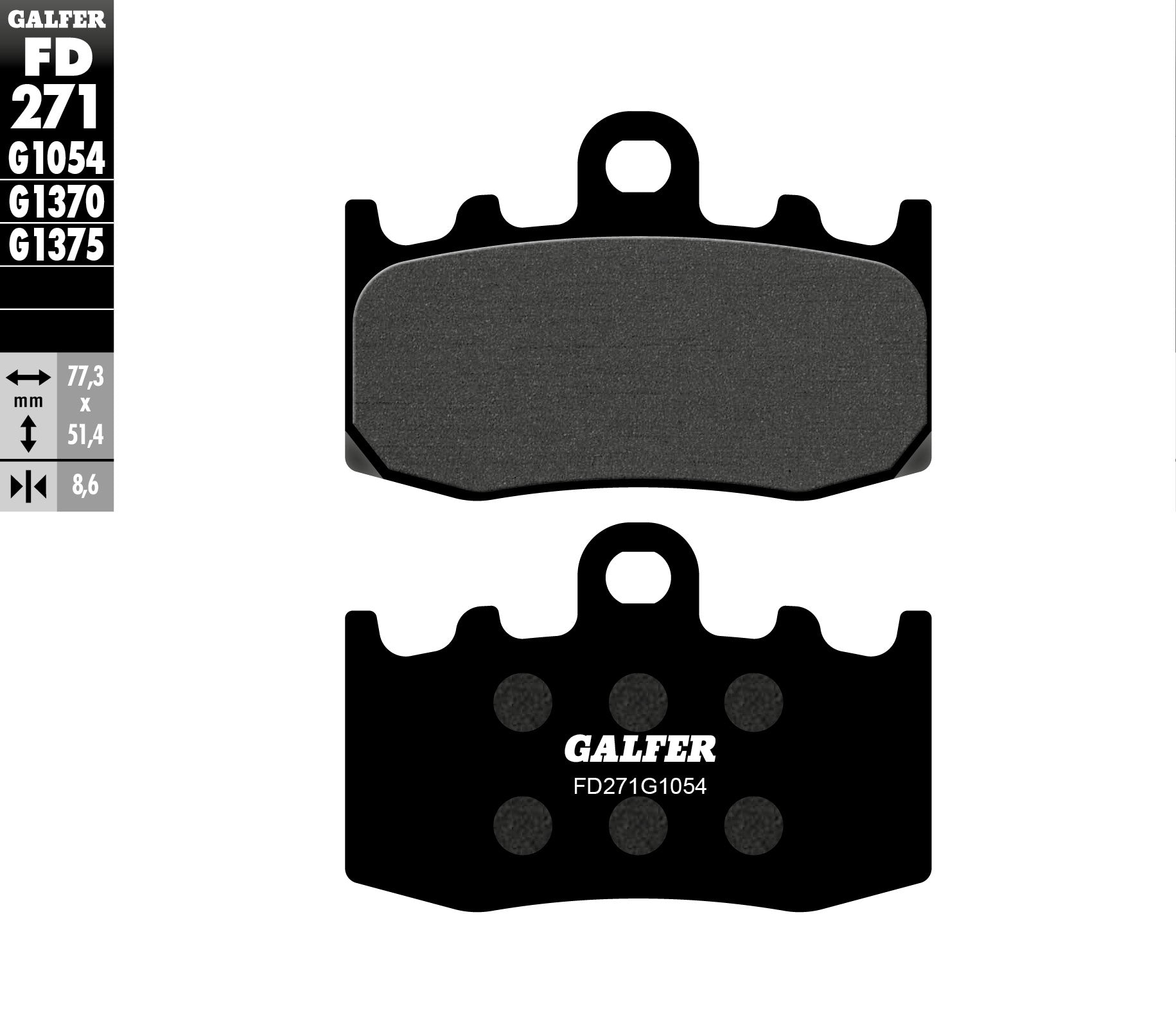 BRAKE PADS KH335 SEMI-METALLIC BMW FRONT (R1100/1200, K1300)