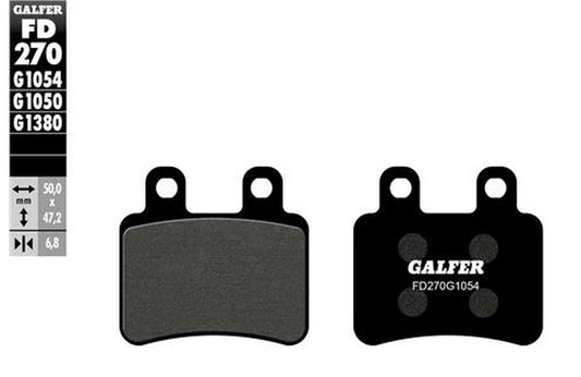 BRAKE PADS KH350 SEMI-METALLIC