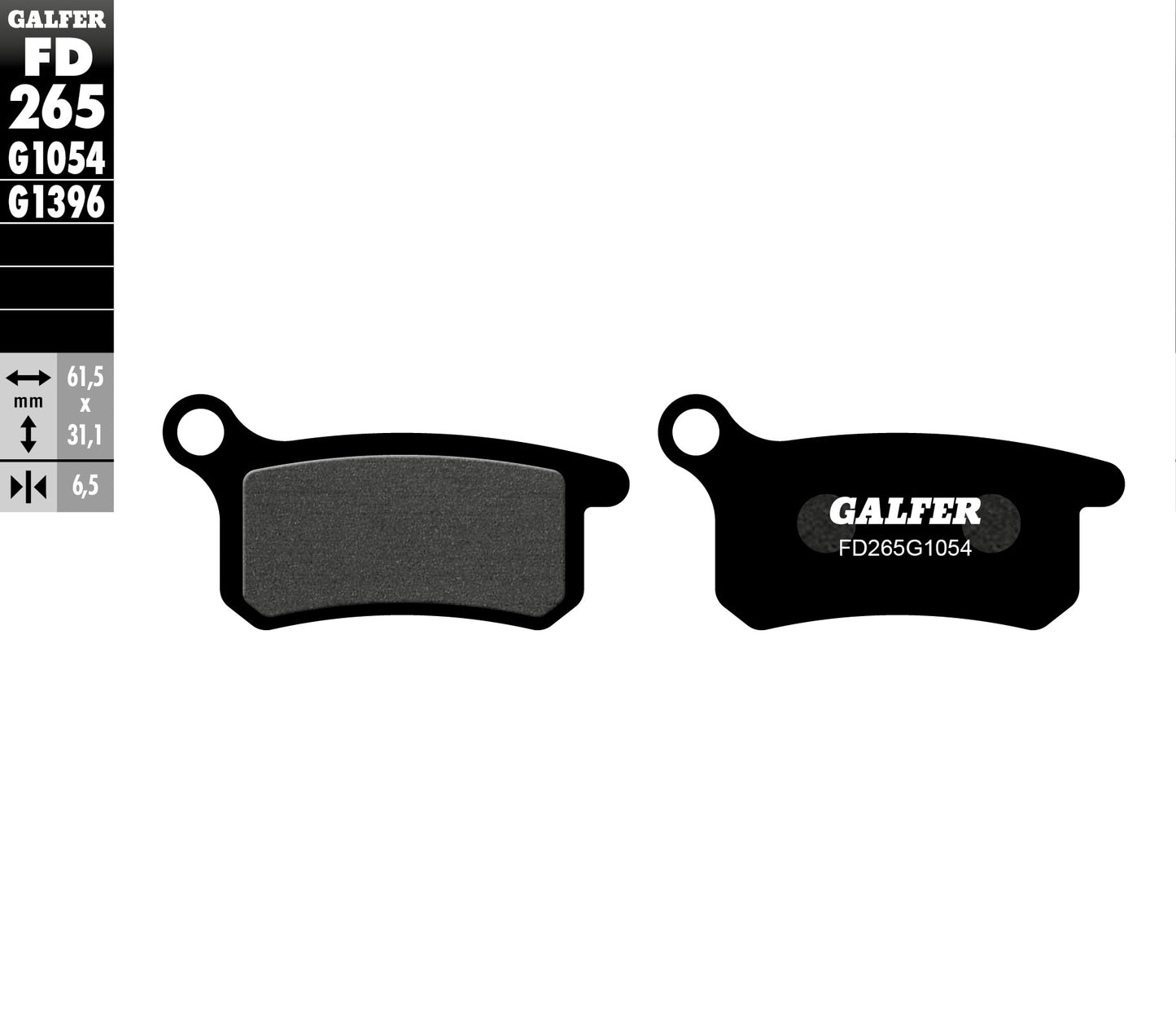 BRAKE PADS KH357 SEMI-METALLIC
