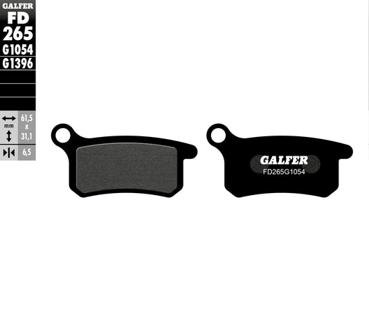 BRAKE PADS KH357 SEMI-METALLIC